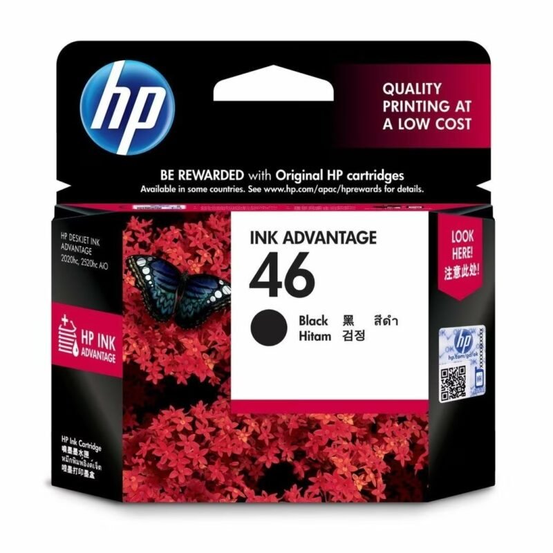 CARTRIDGE HP 46 BK CZ637AA