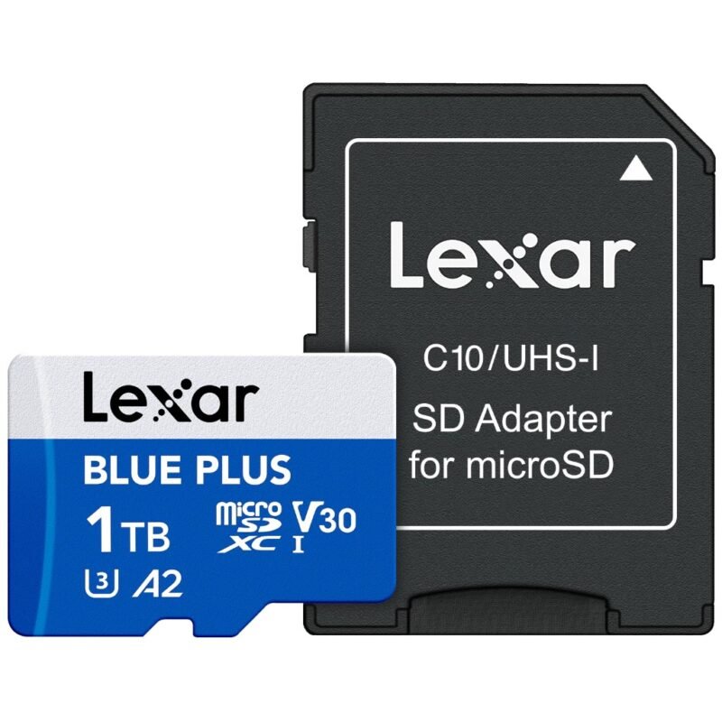 LEXAR BLUE PLUS V10 MICRO SDXC 1TB 170MB/S WITH ADAPTER
