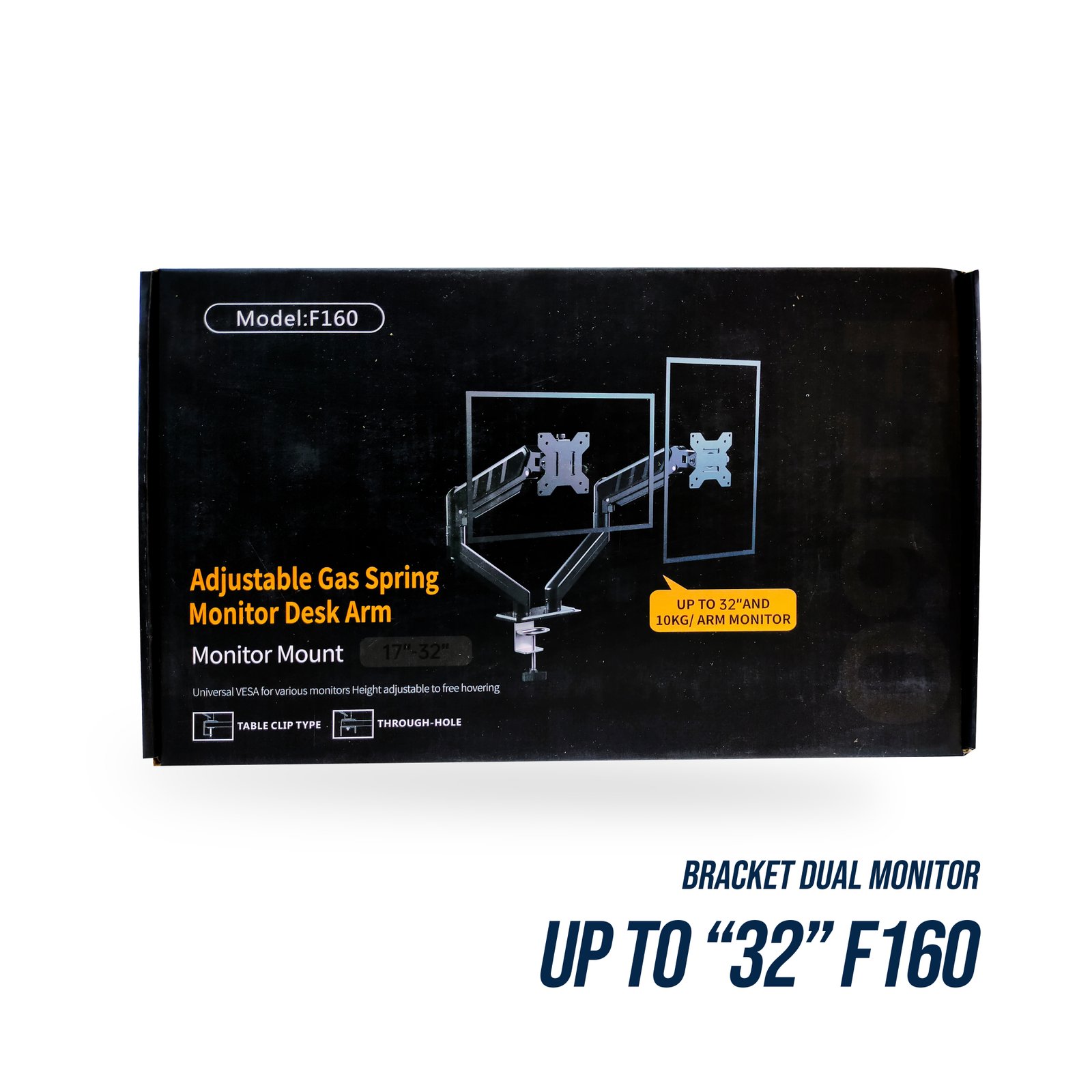 BRACKET DUAL MONITOR UP TO 32'' F160