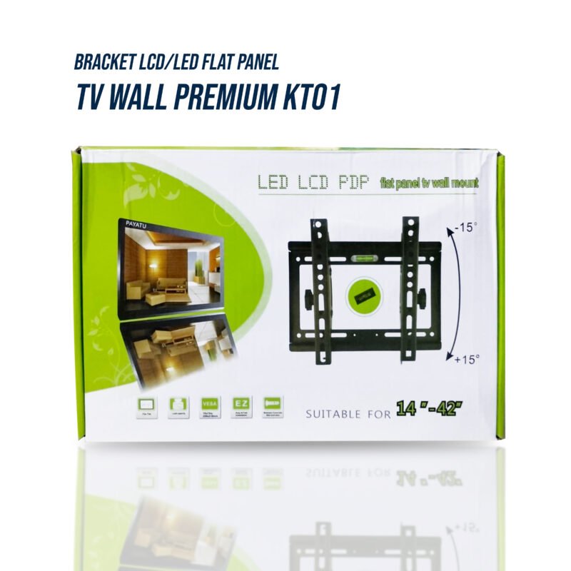 BRACKET LCD/LED FLAT PANEL TV WALL PREMIUM KT01