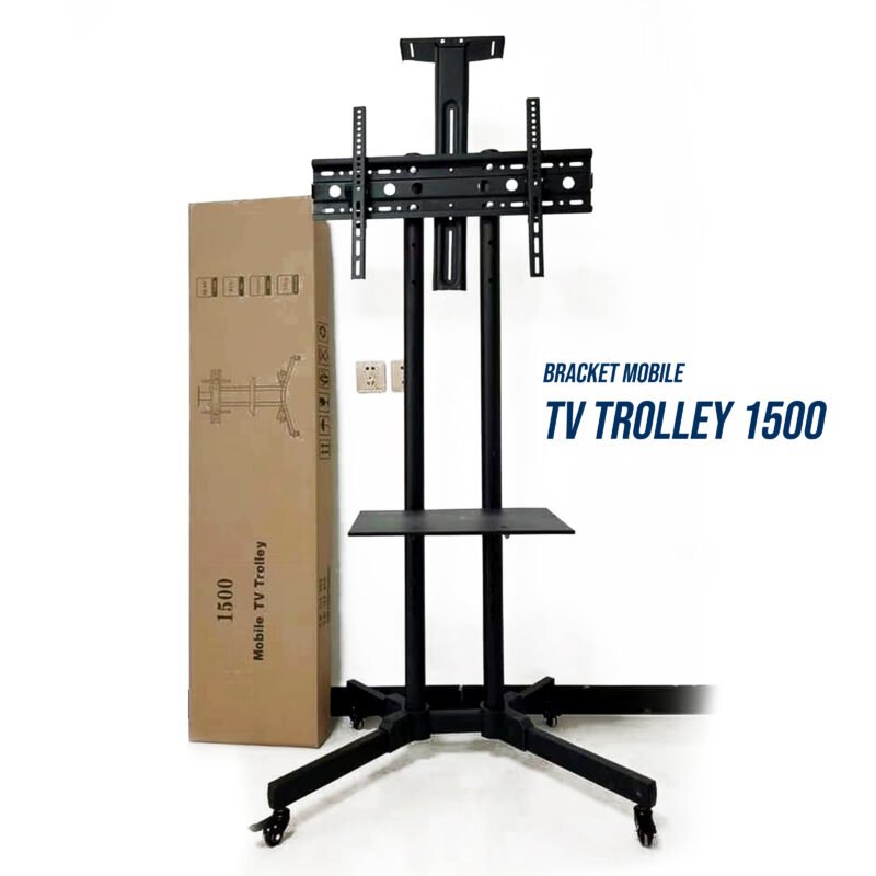 BRACKET MOBILE TV TROLLEY 1500