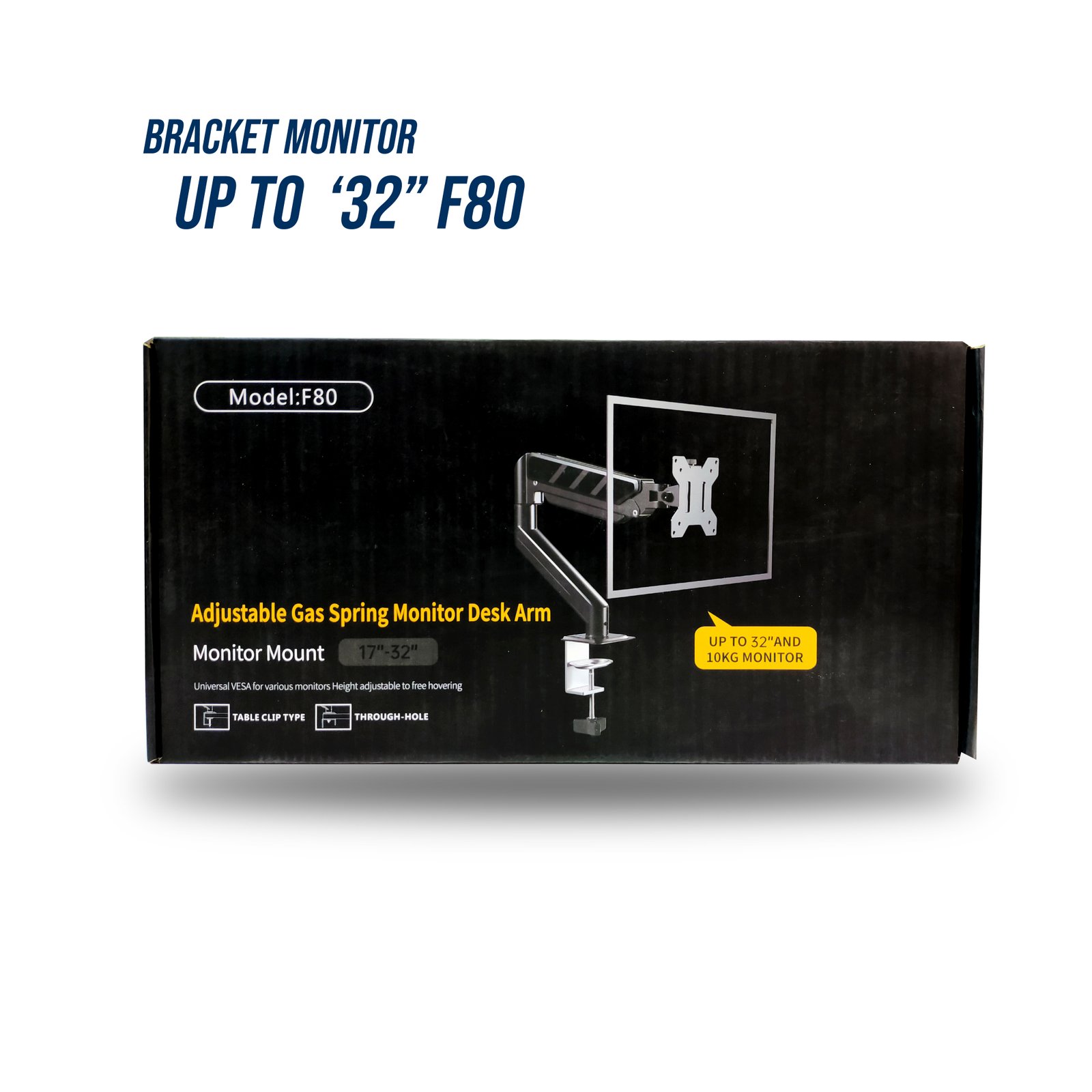 BRACKET MONITOR UP TO 32'' F80