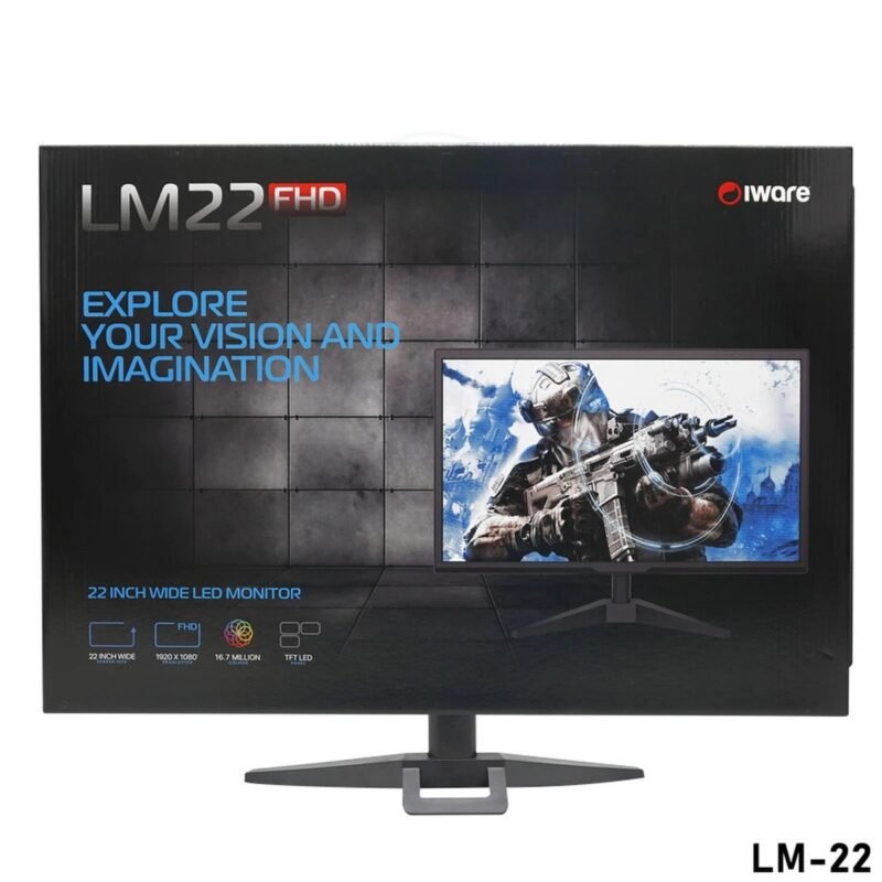 MONITOR IWARE 22INCH HDMI-VGA LM22D